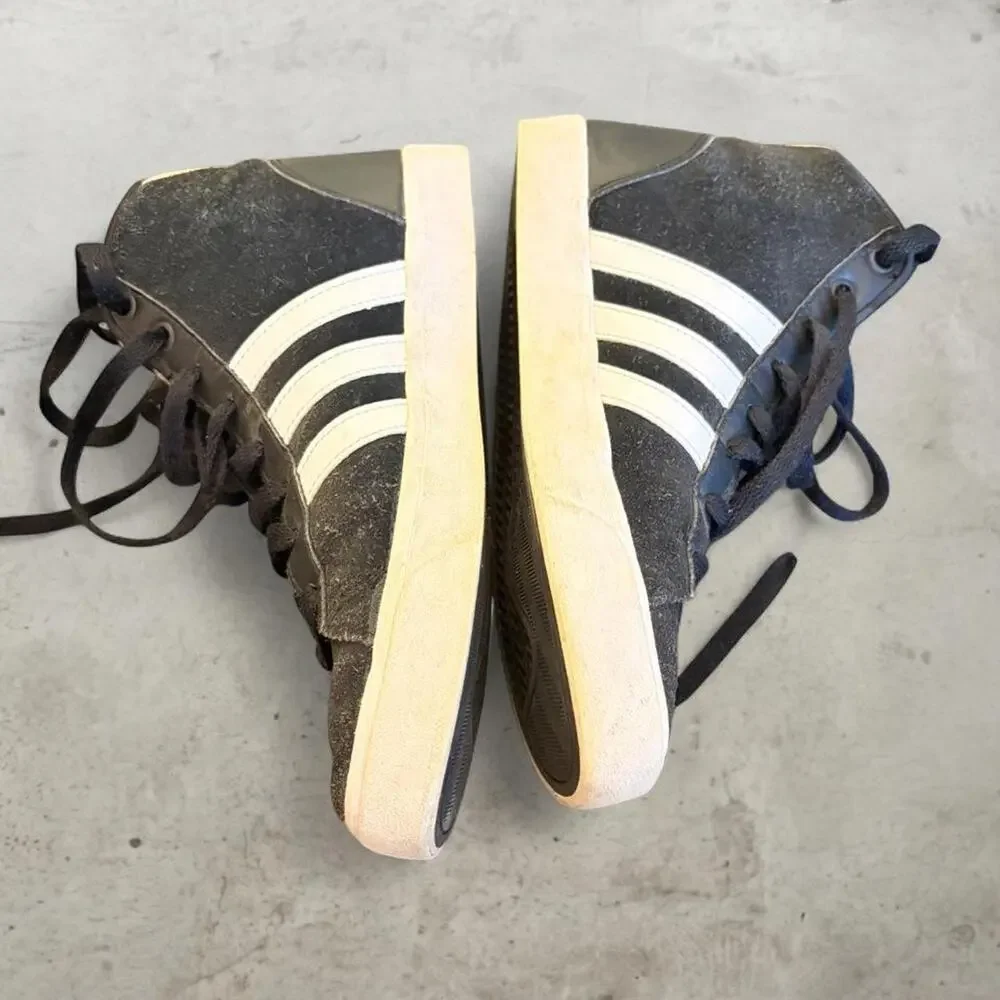 Adidas Daily Mid Core Black White Shoes Women 7 B74245